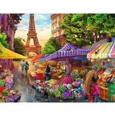 Blumenladen in Paris 1000-teiliges Premium-Puzzle - Trefl Bild 2