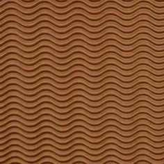 Braune Dekoration 3D-Wellpappe B2 50x70cm 1 Stück