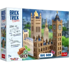 Brick Trick aus Ziegeln bauen: Big Ben 290-teiliges Spielzeug - Trefl