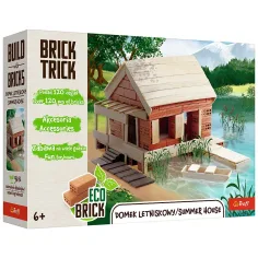 Brick Trick aus Ziegeln bauen: Sommerhaus 120-teiliges Spielzeug - Trefl
