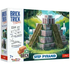 Brick Trick aus Ziegeln bauen: Stufenpyramide 210-teiliges Spielzeug - Trefl