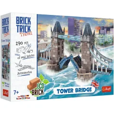 Brick Trick aus Ziegeln bauen: Tower Bridge 290-teiliges Konstruktionsspielzeug - Trefl