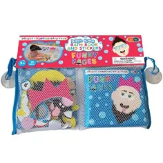 Buddy & Barney Farbwechselndes Badbuch und Aufkleber - Lustige Gesichter