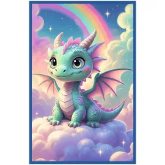 Bunte Märchenwelt – 3 x 50 Teile Puzzle mit Einhorn, Meerjungfrau und Drache – Trefl Bild 2