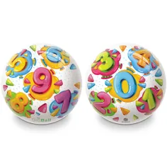 Bunter nummerierter BioBall Gummiball 23cm