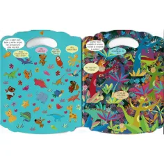 Buntes Beschäftigungsheft mit Dinosauriern Bild 2