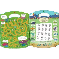 Buntes Beschäftigungsheft mit Dinosauriern Bild 3