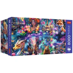 Buntes Welt Premium 8000 Teile Puzzle – Trefl