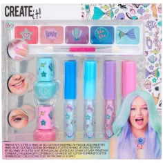 Canenco: Create It! Glitzer Meerjungfrau Schminkset