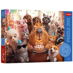 Capybara Geburtstag 200-teiliges Puzzle - Trefl Bild 1