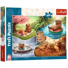 Capybaras 4 Jahreszeiten 300 Teile Puzzle – Trefl