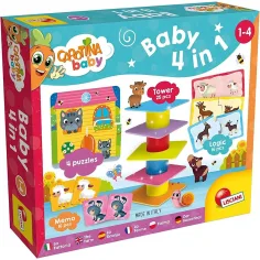 Carotina Baby: 4 in 1 Fähigkeitsförderndes Spiel - Lisciani