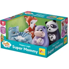 Carotina Baby: Super Mommy Tiere und ihre Kleinen Lernspiel - Lisciani