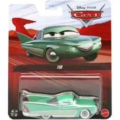 Cars 3: Flo Charakter grünes Spielzeugauto 1/55 - Mattel