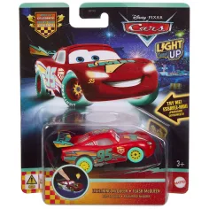 Cars Lightning McQueen leuchtende Figur Spielzeugauto 1/55 – Mattel
