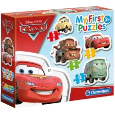 Cars Supercolor 4 in 1 Formpuzzle - Clementoni