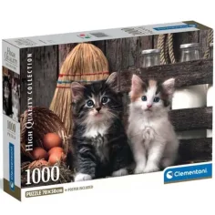 Charmante Kätzchen HQC 1000 Teile Puzzle - Clementoni Bild 1