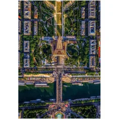 Clementoni 1500-teiliges Compact-Puzzle "Über Paris" Bild 2