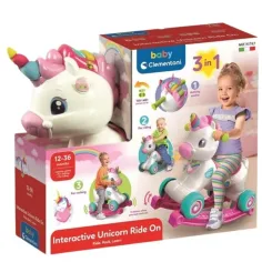 Clementoni Baby: 3 in 1 interaktive Schaukel Einhorn Bild 1