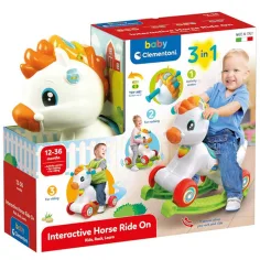 Clementoni Baby: 3 in 1 interaktive Schaukelpferd