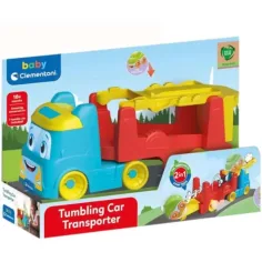 Clementoni Baby: Bunter Auto-Transporter 2-in-1 Fahrzeug