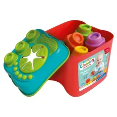 Clemmy Sensorik-Box mit weichen Bausteinen Lernspiel - Clementoni Bild 2