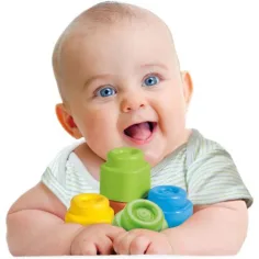 Clemmy: Weiche bunte Bausteine für Babys 40er Set - Clementoni Bild 2