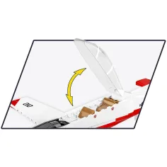 COBI: Beechcraft T-6 Texan II rot-weiß Bauset (26625) Bild 3