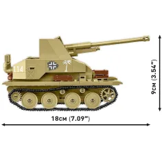 COBI: Sd.Kfz. 139 Marder III Panzer-Bauset (3131) Bild 4