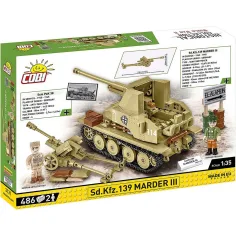 COBI: Sd.Kfz. 139 Marder III Panzer-Bauset (3131) Bild 6