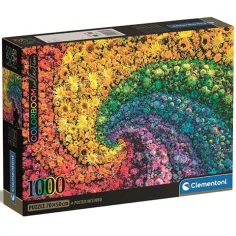 Colorboom Collection: Blumenwirbel 1000 Teile Puzzle - Clementoni