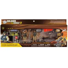 Combat Force 9 Militärspielset mit selbstfahrendem Geschütz