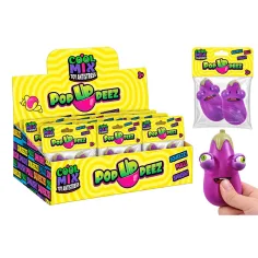 Cool Mix PopUppeez Aubergine mit hervorquellenden Augen Stressabbau Spiel
