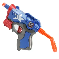 Cool Soft Bullet Gun: Kleine Schaumstoffpistole mit blauen Patronen, 14 cm Bild 2