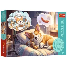 Corgi Traumwelt 60-teiliges Puzzle - Trefl