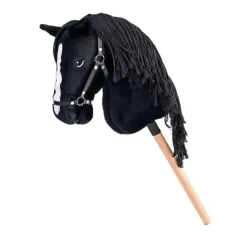 Cortez Premium schwarze Steckenpferd Hobby Pferd - Woodyland Bild 1