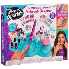 Cra-Z-Art: Shimmer and Sparkle - Glitter & Shimmer Airbrush-Nagelstudio-Set Bild 7