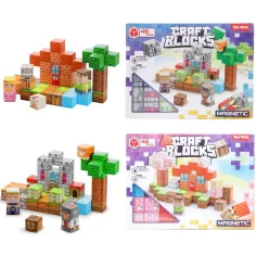Craft Blocks magnetisches Bauspielzeug, 48-teilig – in zwei Varianten Bild 3