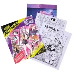 Crayola: Art With Edge - K-Pop Dämonenjäger Malbuch und Poster Bild 2