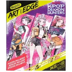 Crayola: Art With Edge - K-Pop Dämonenjäger Malbuch und Poster Bild 1