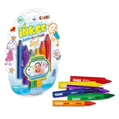 Craze Inkee: 6er-Set Badewachsmalstifte