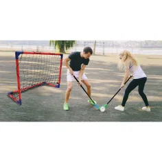 CROSS Floorball-Spielset mit 2 Schlägern und 2 Toren - Woodyland Bild 3