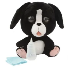 Cry Pets: Weinerlicher schwarzer Welpe Plüschspielzeug Bild 2