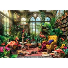 Das Gewächshaus-Bibliothek HQC 1000-teilige Puzzle - Clementoni Bild 2
