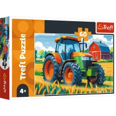 Das Traktor-Puzzle mit 60 Teilen - Trefl