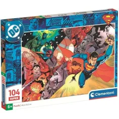 DC Comics Superman heldenhafte Momente 104-teiliges Puzzle - Clementoni