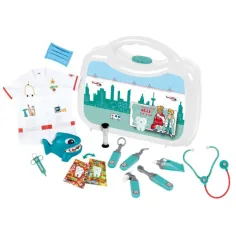 Deluxe Zahnarztkoffer-Set mit Haifisch-Motiv