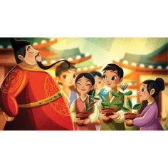 Der kleine Junge und der leere Blumentopf Diafilm (Volksmärchen Schatzkammer Diaserie) Bild 2