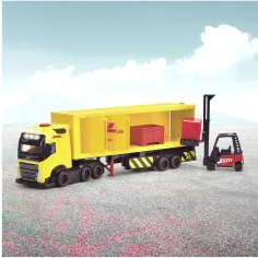 DHL Lkw mit Licht und Sound - Dickie Toys Bild 3