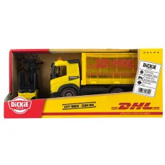 DHL Volvo Lkw mit Gabelstapler - Dickie Toys